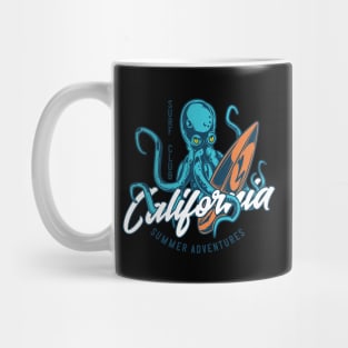 Octopus Surf Club California Mug